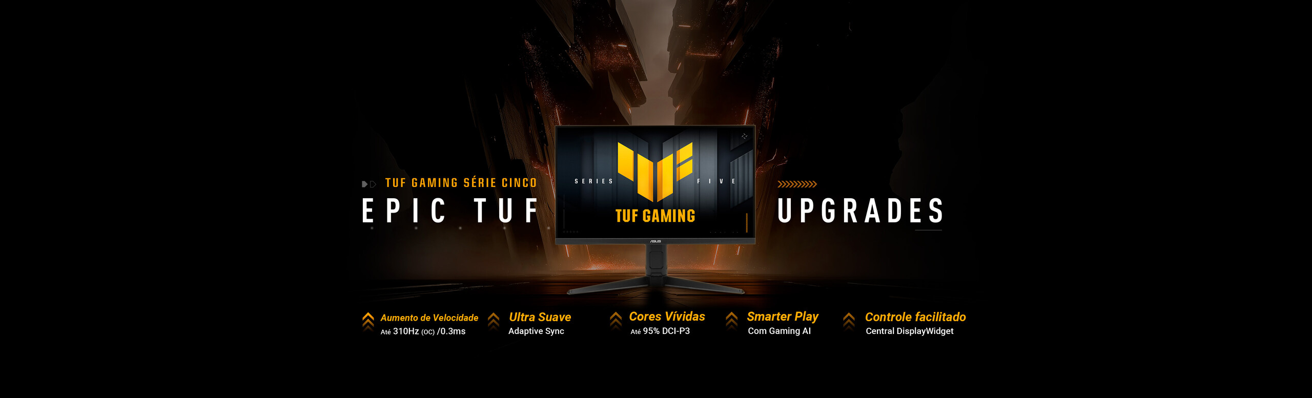 Nova série de monitores TUF GAMING - Série 5