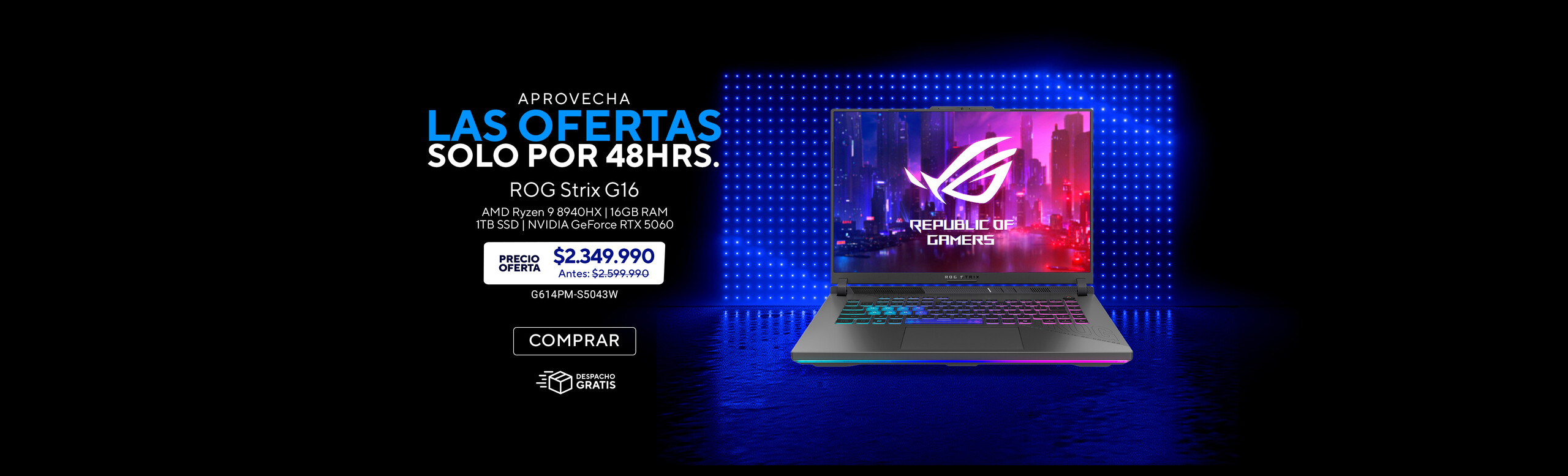 48 horas ofertas - chile - ROG srtix g16