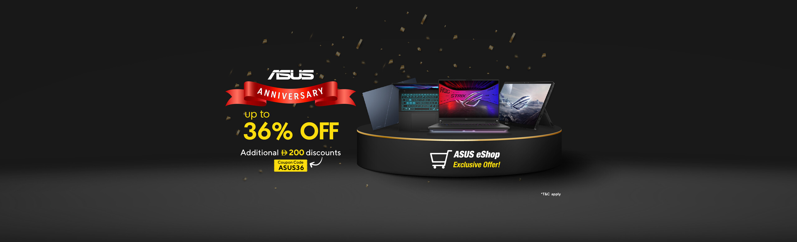 Eshop Asus Anniversary Campaign