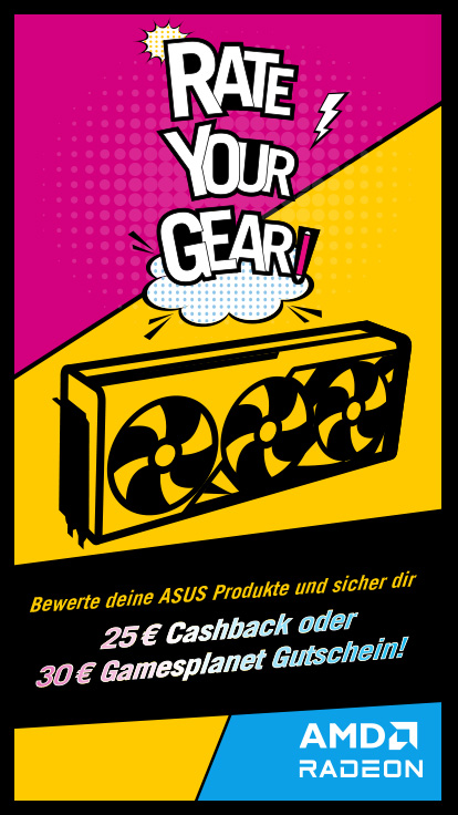 Hinterlasst eurem ASUS Produkt eine ehrliche Bewertung und helft damit auch anderen Fans bei ihrer Entscheidung.