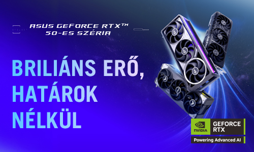 ASUS RTX 50 videokártya széria