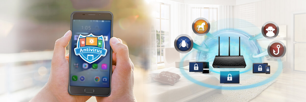 Anti-virus for your device to fully protect even when you go out.