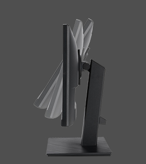 Because its ergonomic stand offers tilt, swivel, pivot, and height adjustments, VA229QSB provides a superb range of viewing options for increased productivity and comfort.