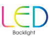 Mercury-free LED-backlit panel